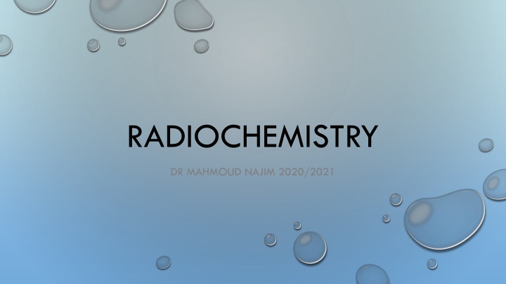 radiochemistry