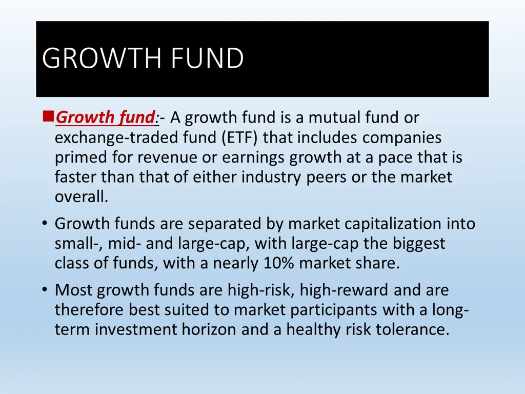 growth fund