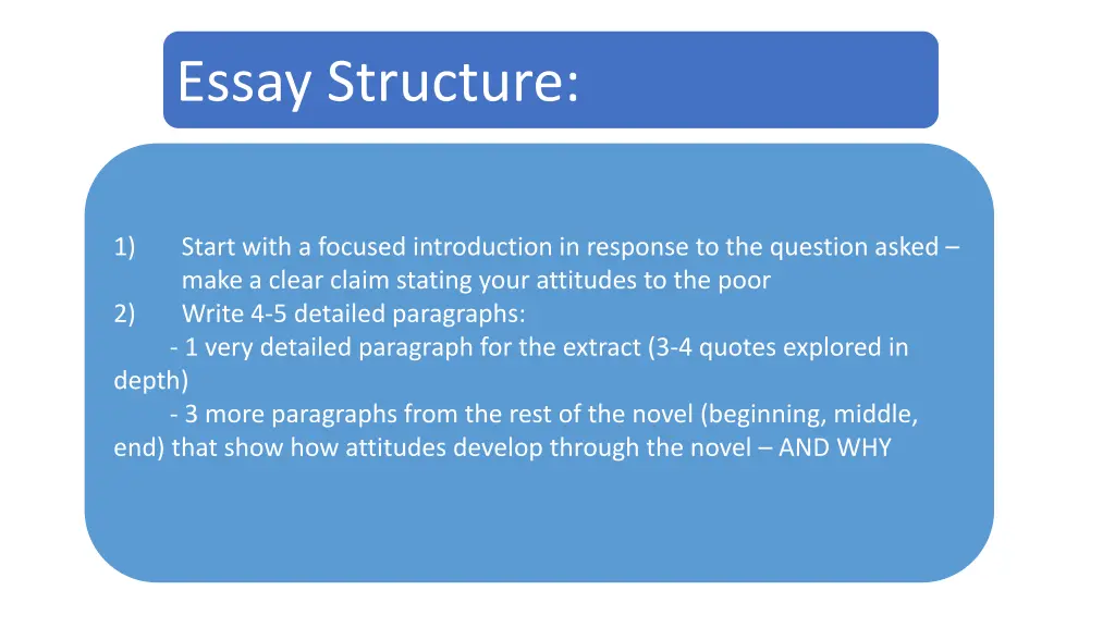 essay structure