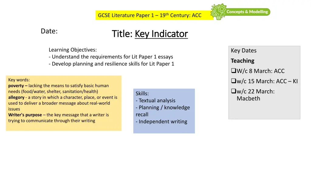 gcse literature paper 1 19 th century acc