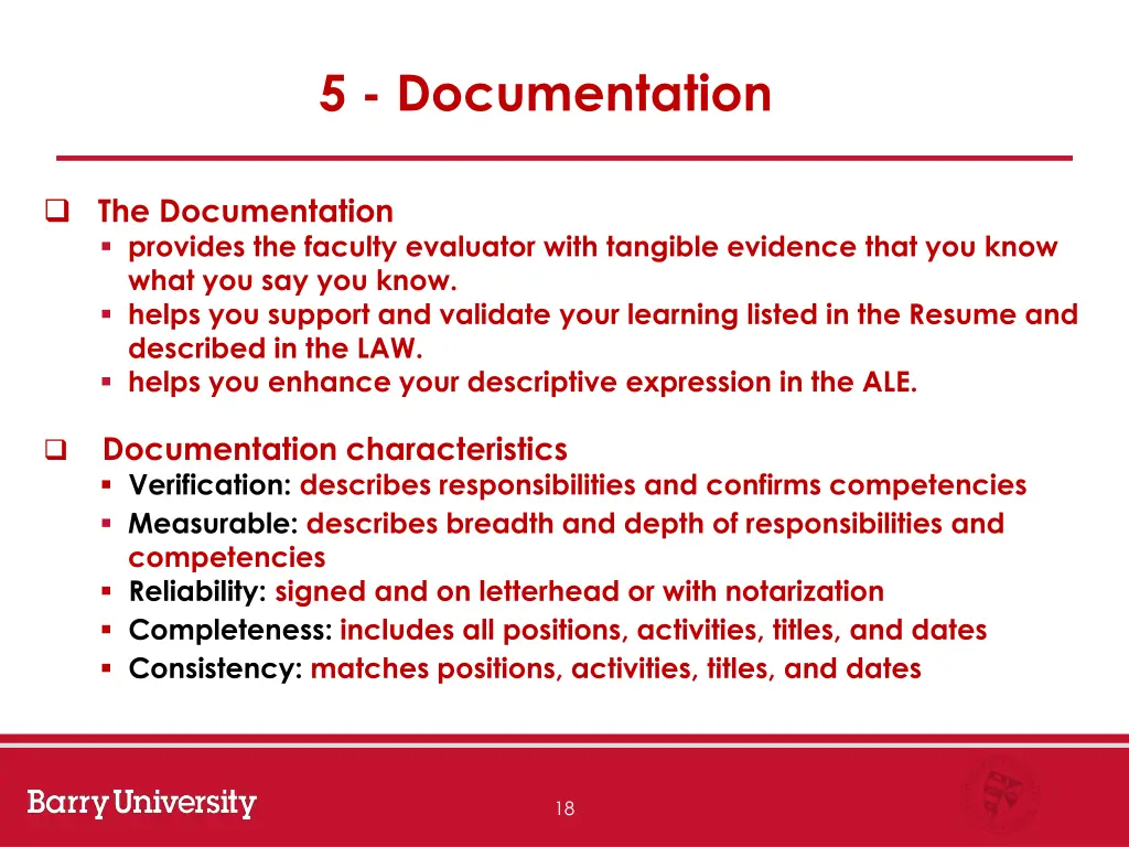 5 documentation