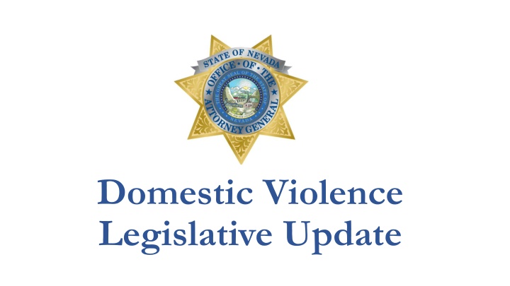 domestic violence legislative update