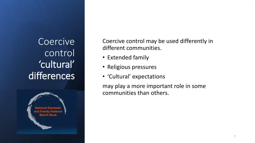 coercive control cultural cultural differences