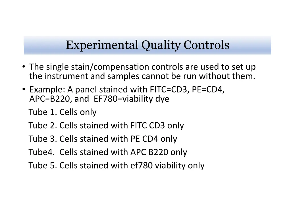 experimental quality controls 1