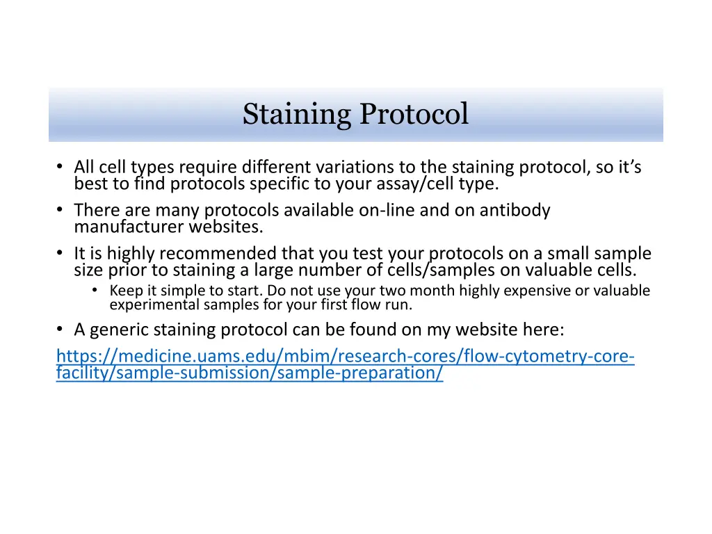 staining protocol