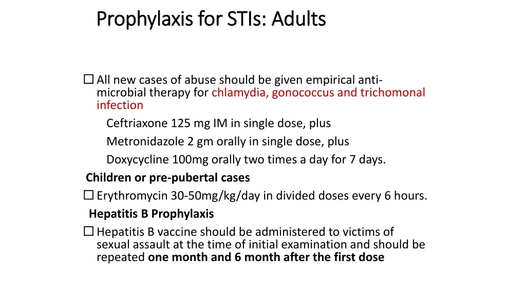 prophylaxis for stis adults prophylaxis for stis