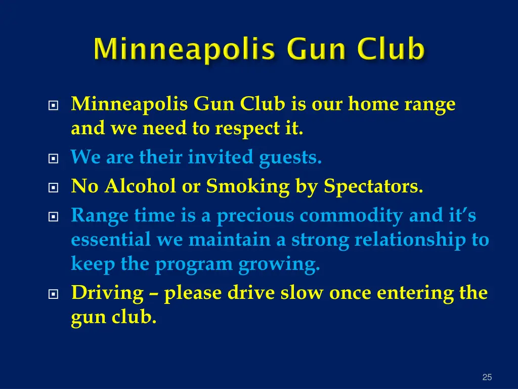 minneapolis gun club is our home range