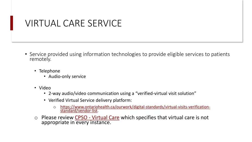 virtual care service