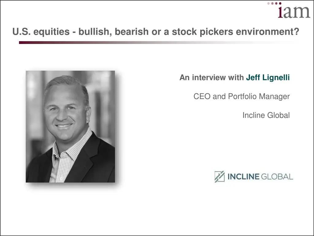 u s equities bullish bearish or a stock pickers