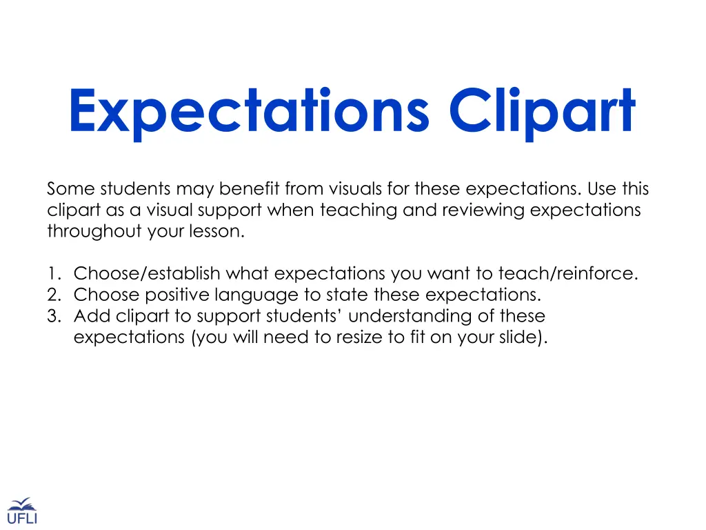 expectations clipart 1