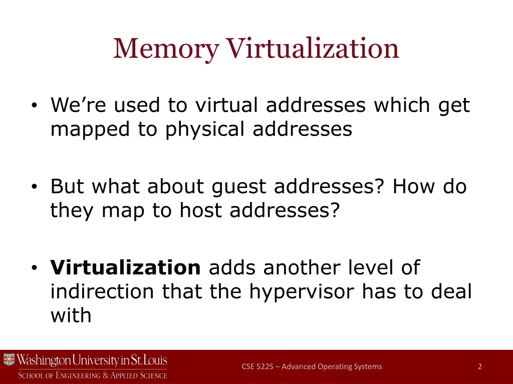 memory virtualization 1