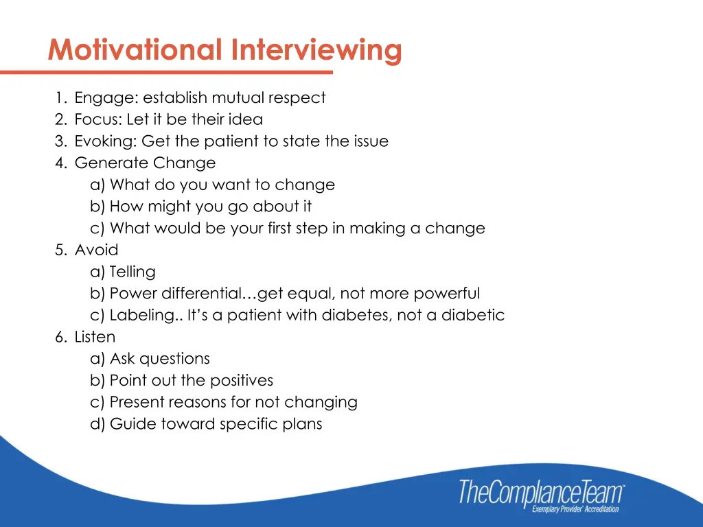 motivational interviewing 1