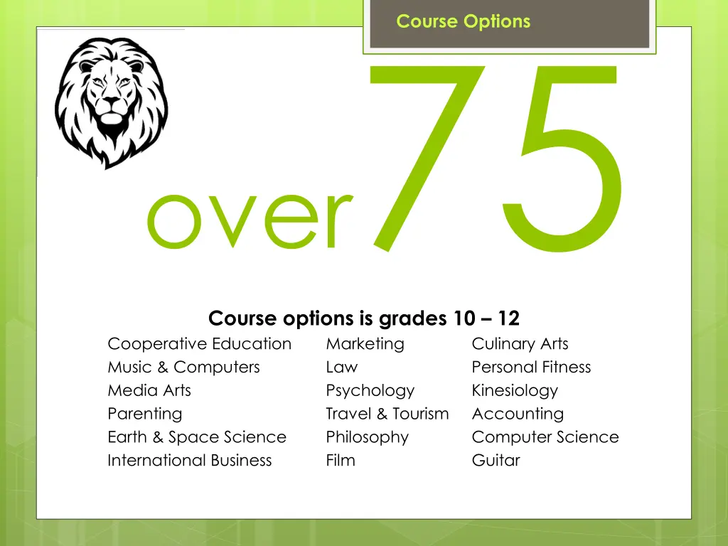 course options 1