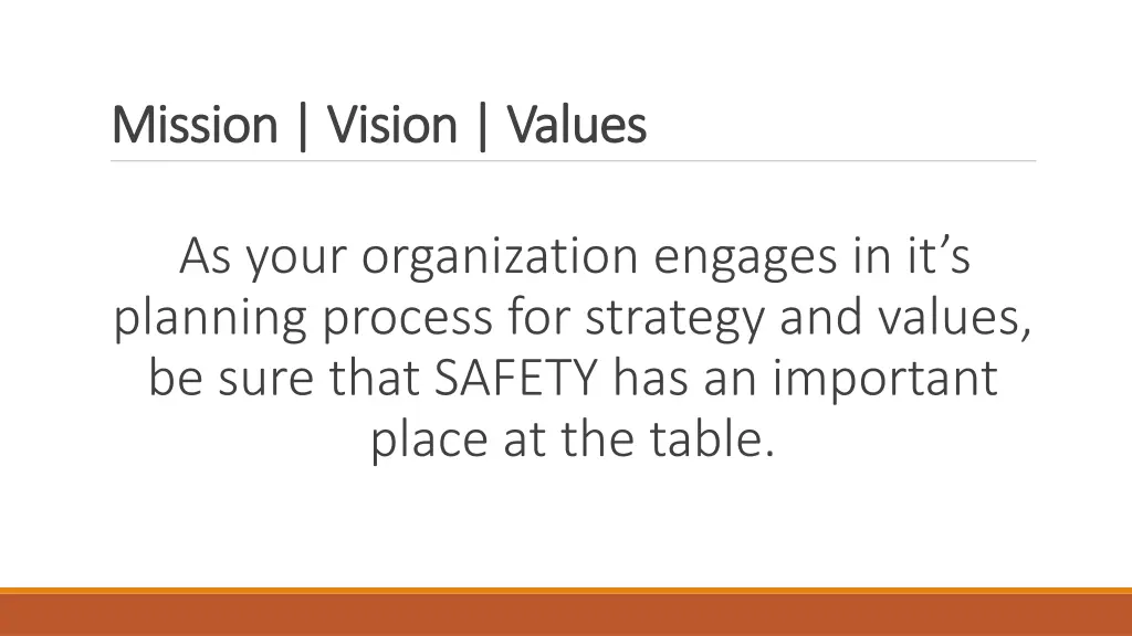 mission vision values mission vision values