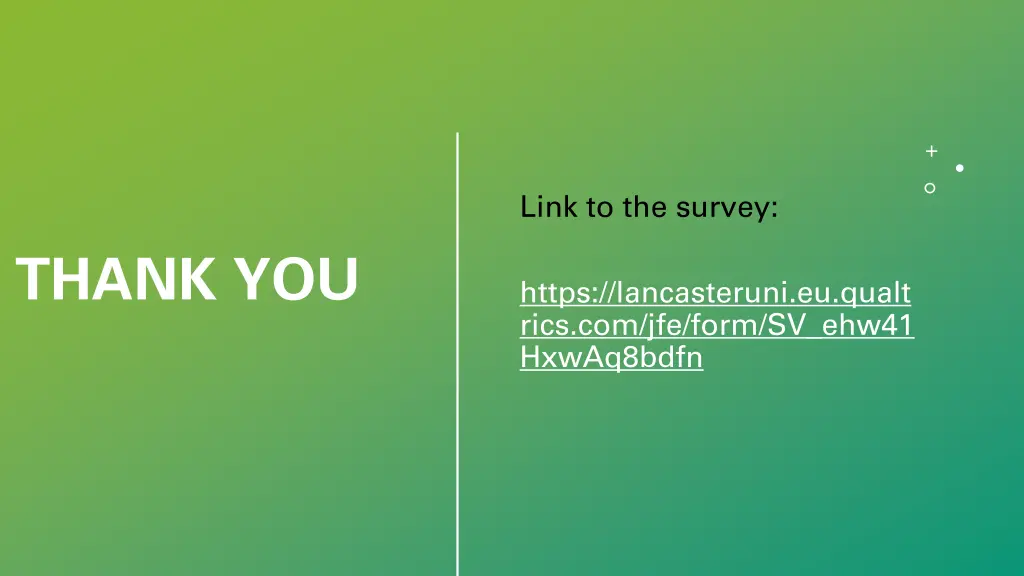 link to the survey