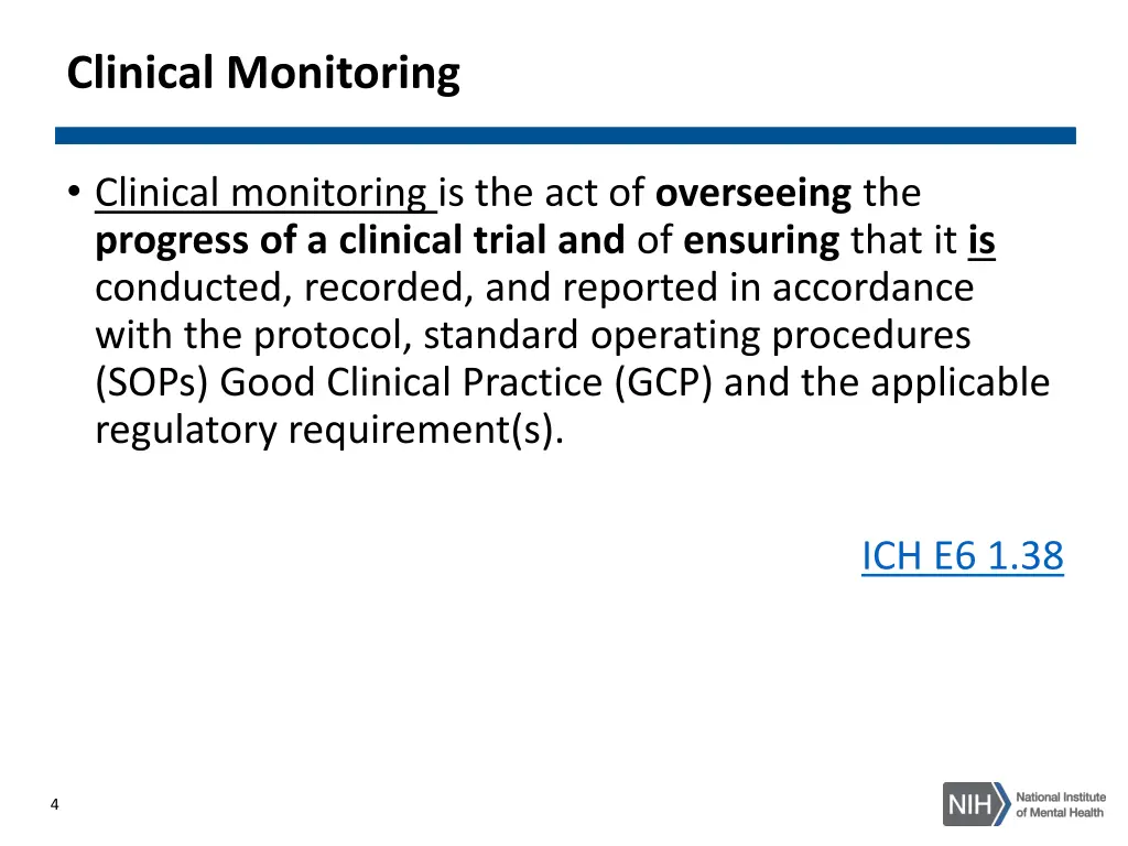 clinical monitoring