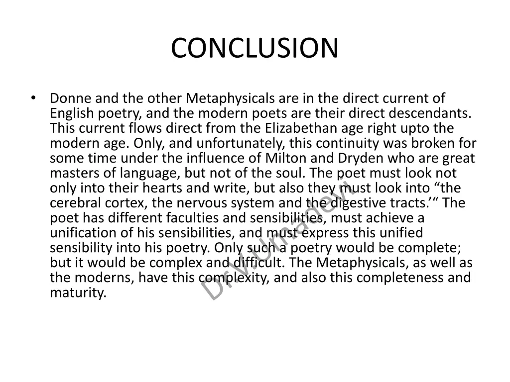 conclusion