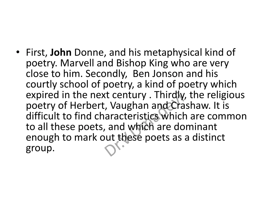 first john donne and his metaphysical kind