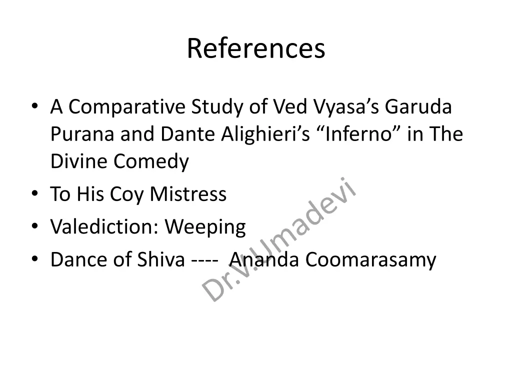 references