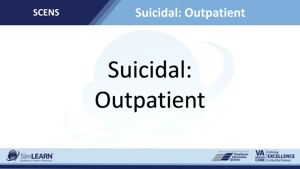 suicidal outpatient