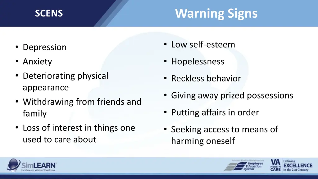 warning signs