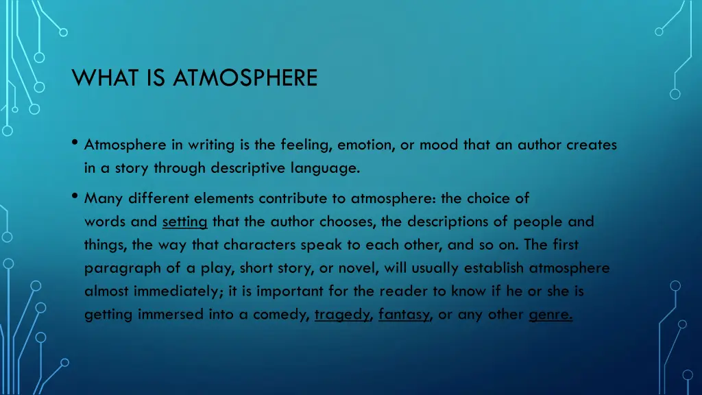 what is atmosphere