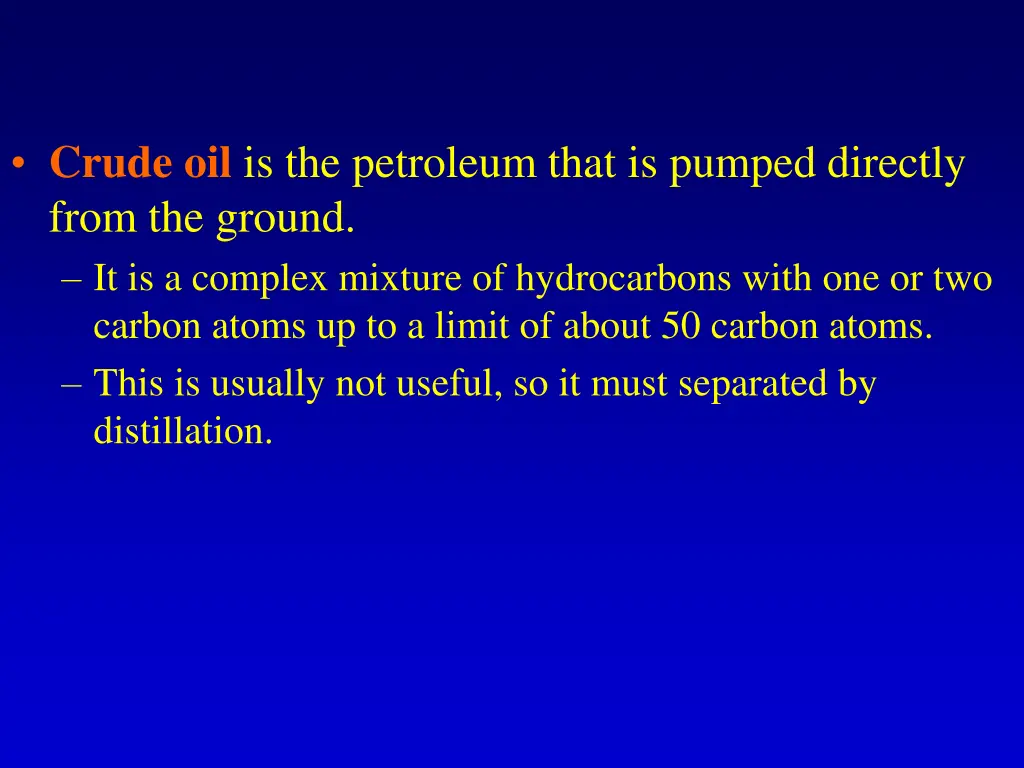 crude oil is the petroleum that is pumped