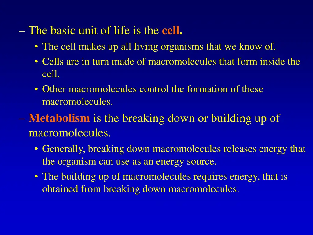 the basic unit of life is the cell the cell makes