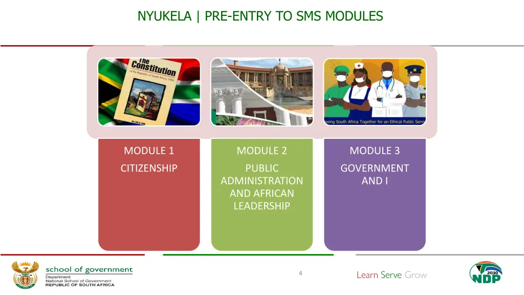 nyukela pre entry to sms modules