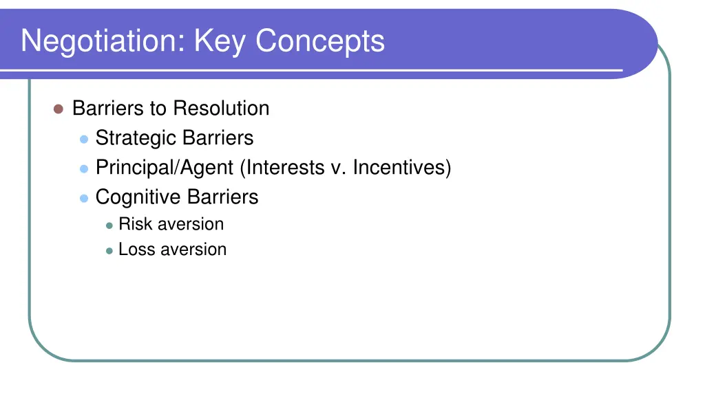 negotiation key concepts 1