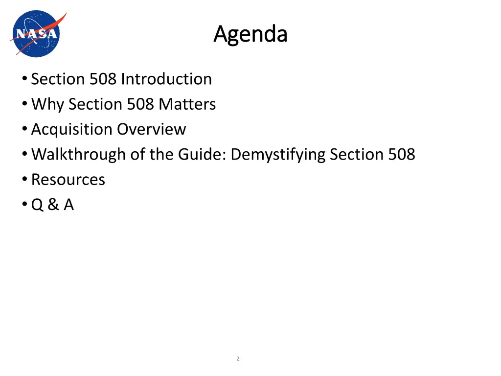 agenda agenda