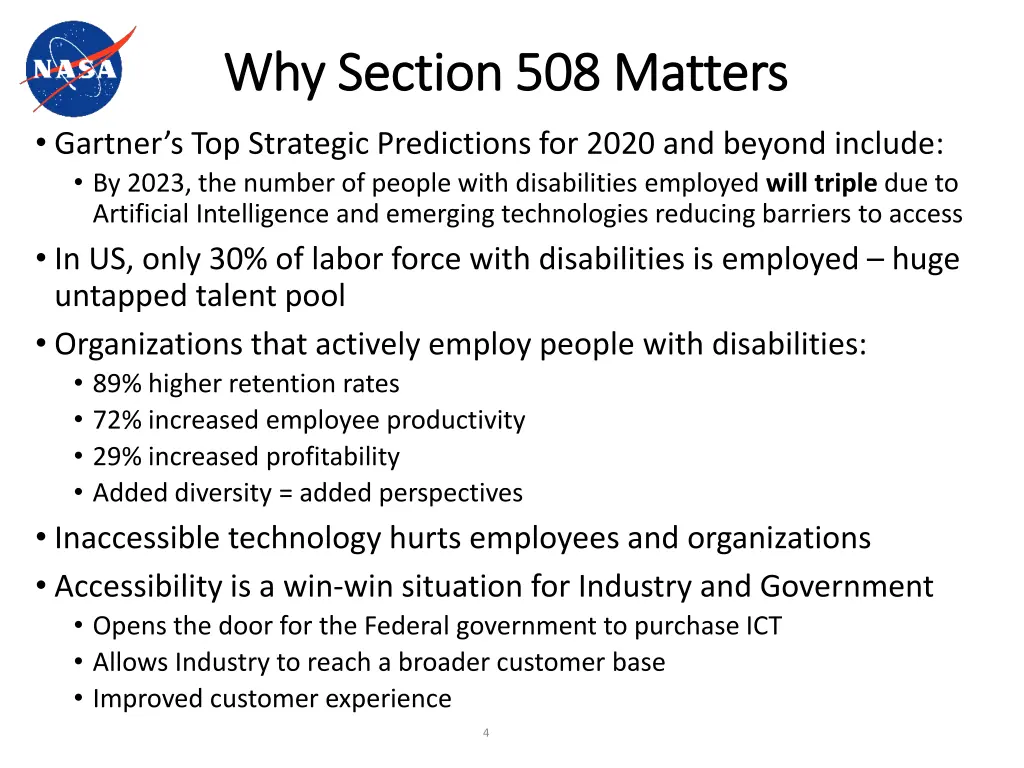 why section 508 matters why section 508 matters