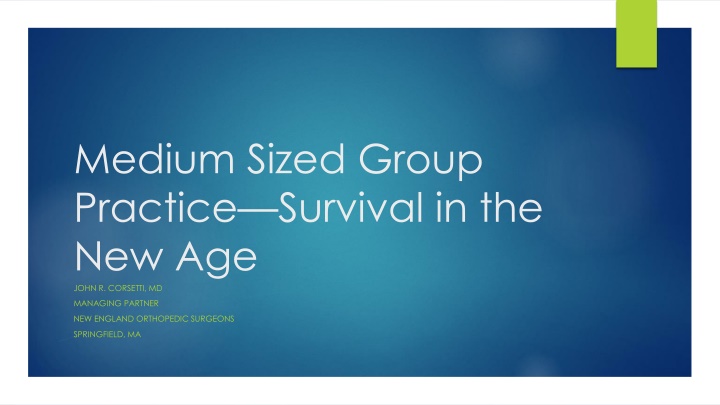 medium sized group practice survival