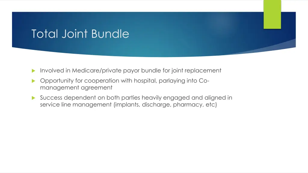 total joint bundle