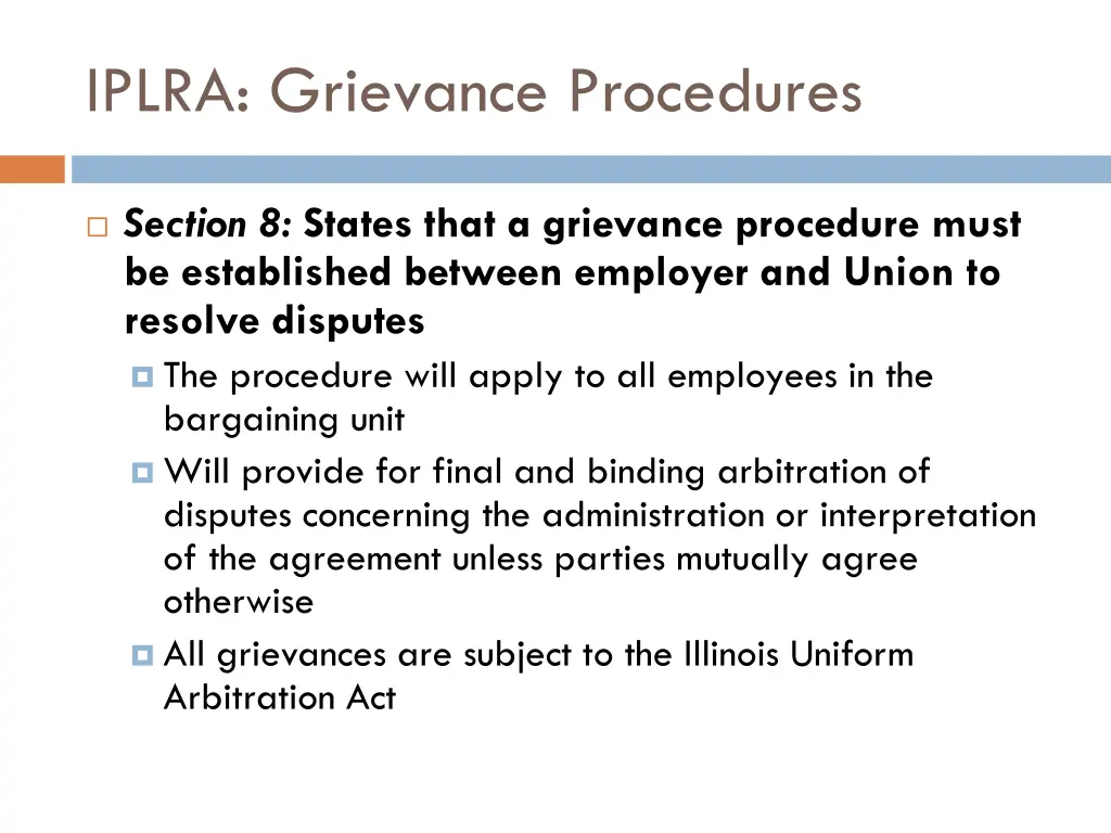 iplra grievance procedures