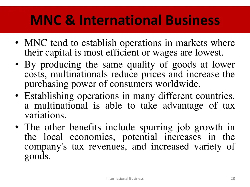 mnc international business 1