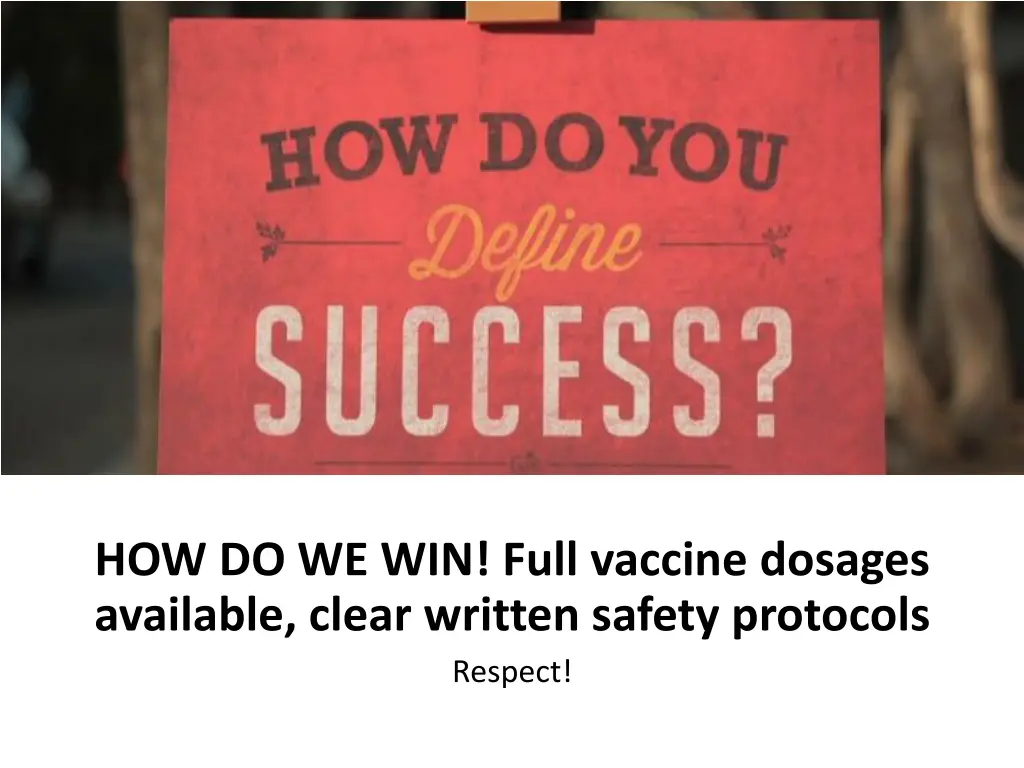 how do we win full vaccine dosages available