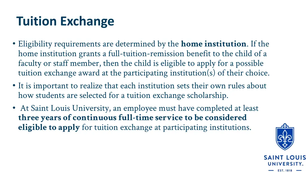 tuition exchange 1