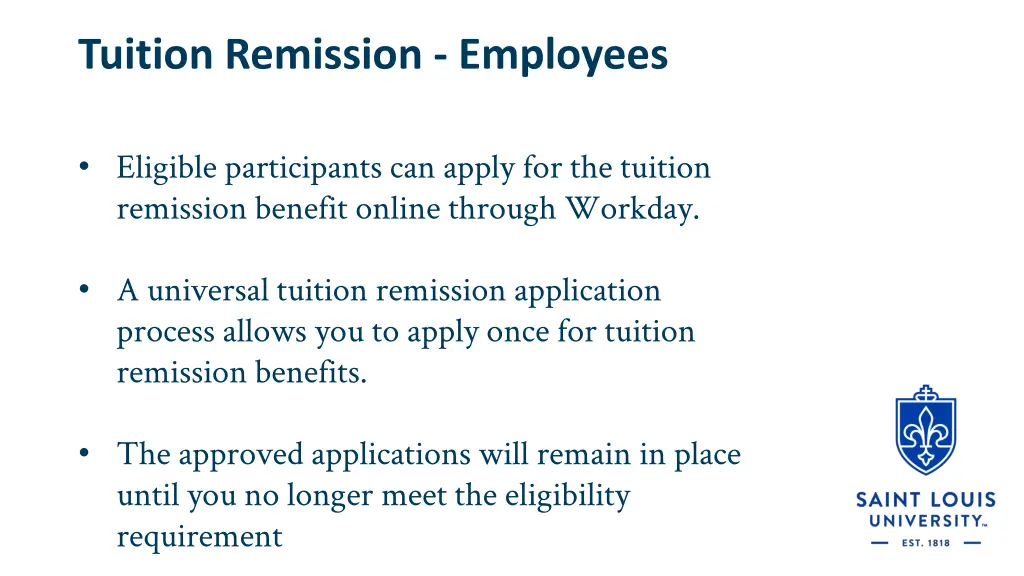 tuition remission employees 1