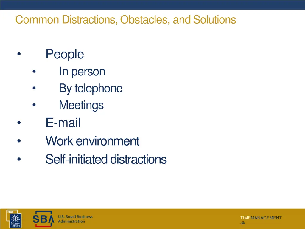 common distractions obstacles andsolutions