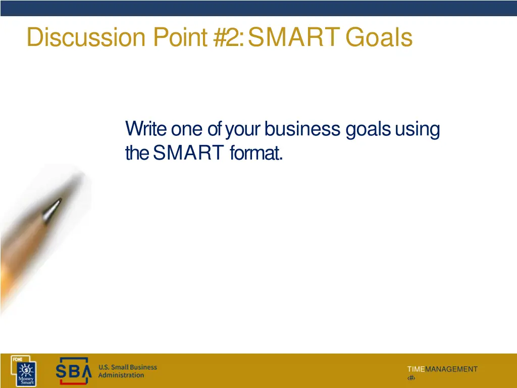 discussion point 2 smartgoals