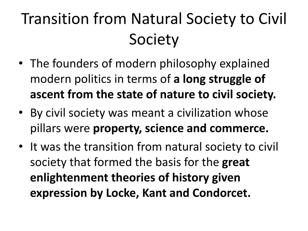 transition from natural society to civil society