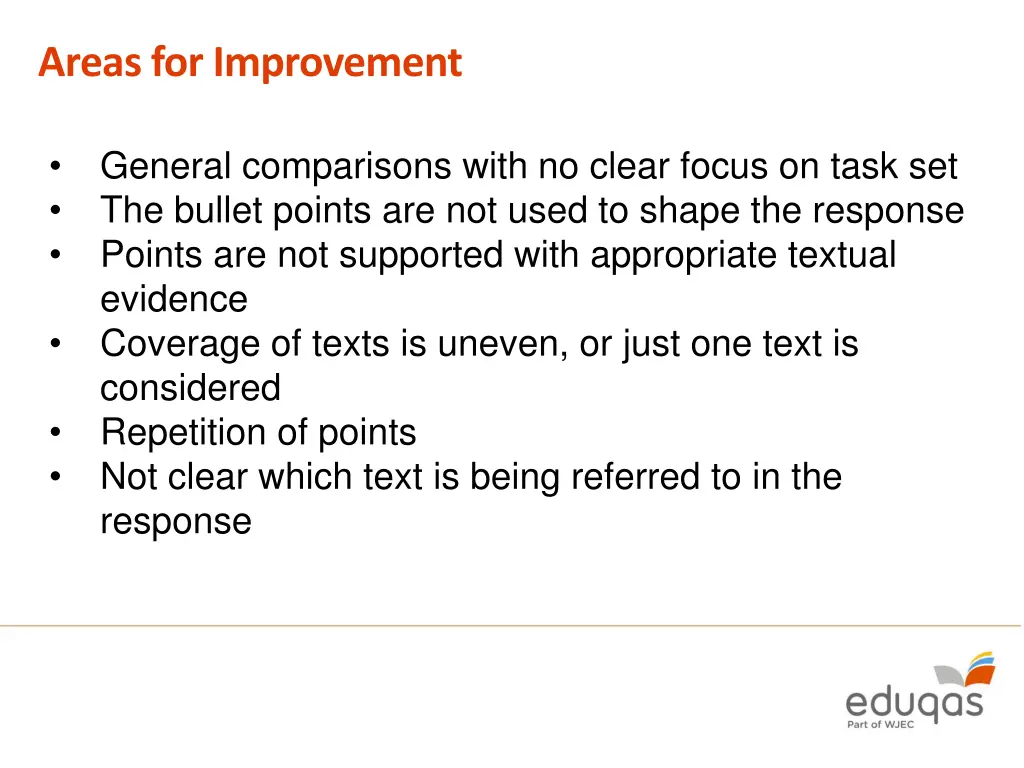 areas for improvement 2