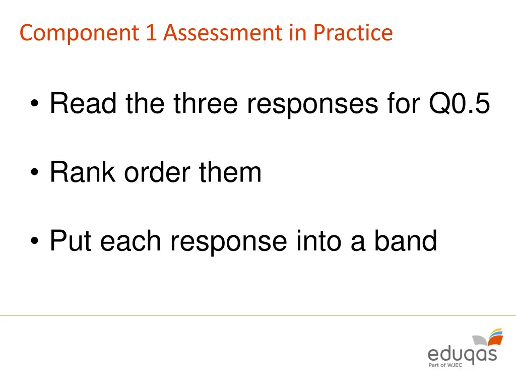 component 1 assessment in practice 2