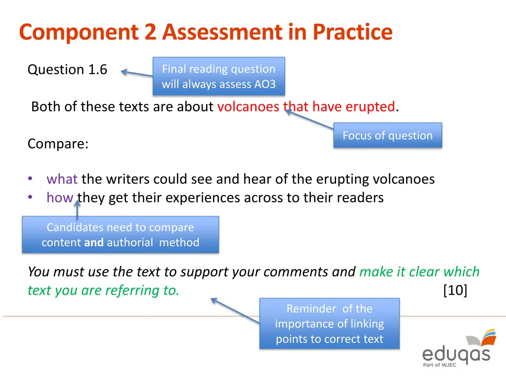 component 2 assessment in practice 1