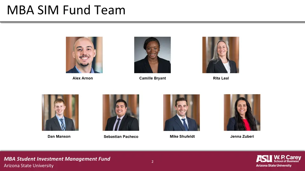 mba sim fund team