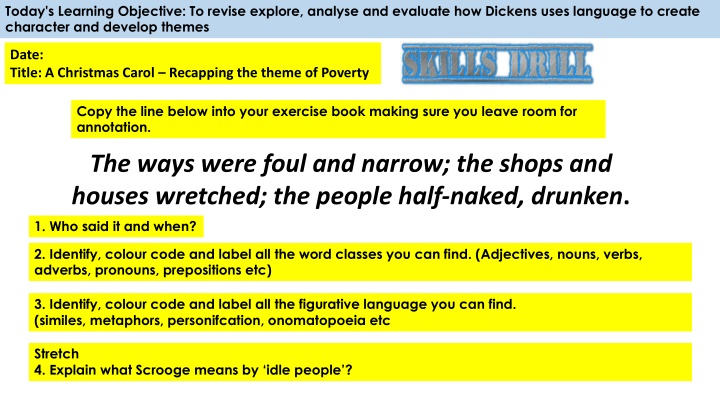 today s learning objective to revise explore