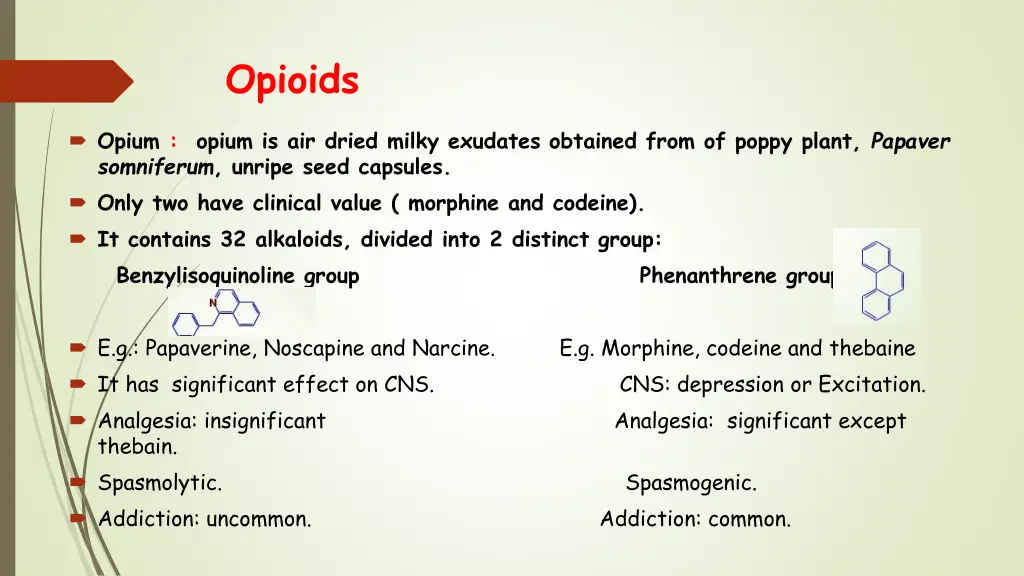 opioids