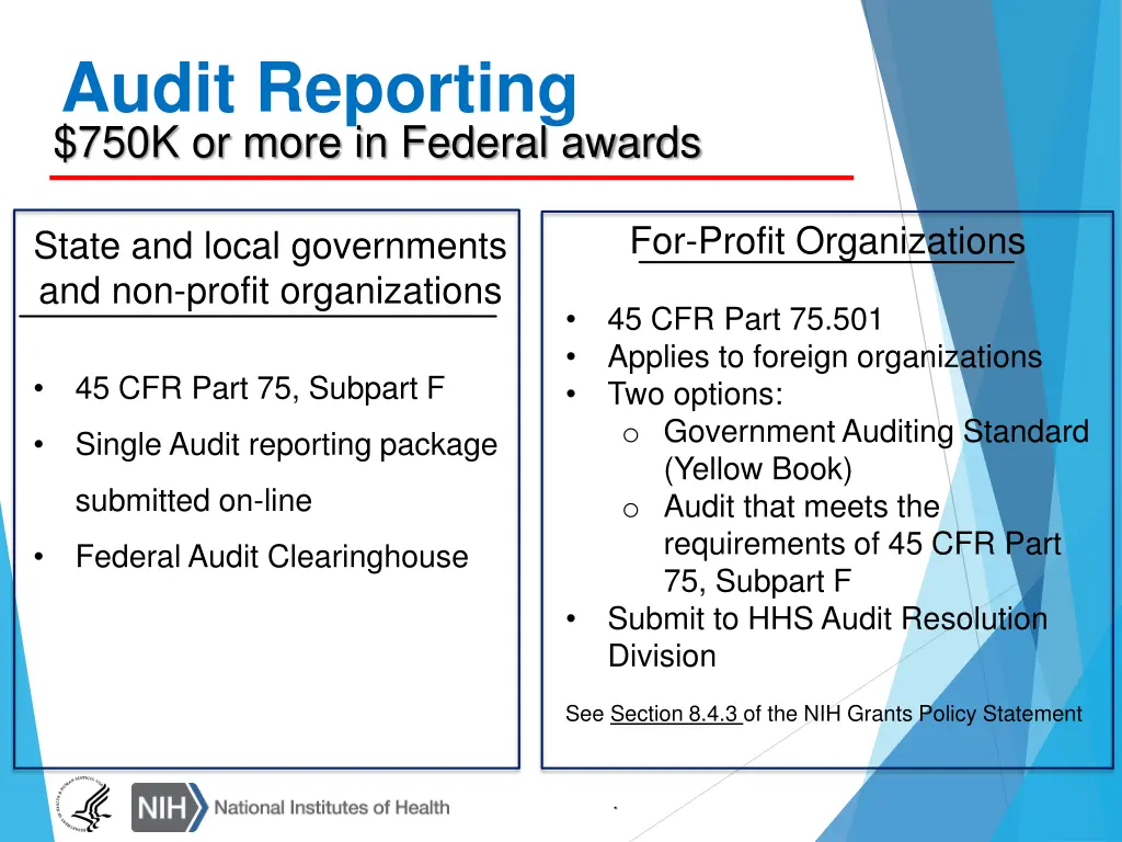 audit reporting