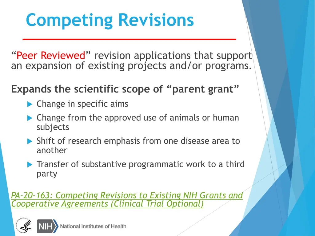 competing revisions